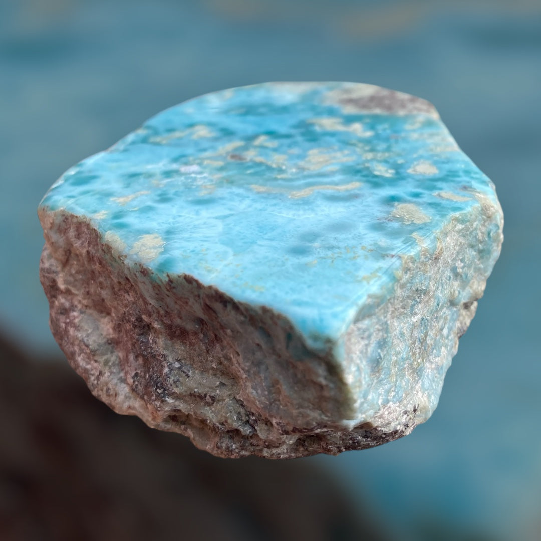 Natural Larimar Specimen 707 Grams