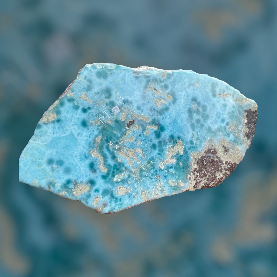 Natural Larimar Specimen 707 Grams
