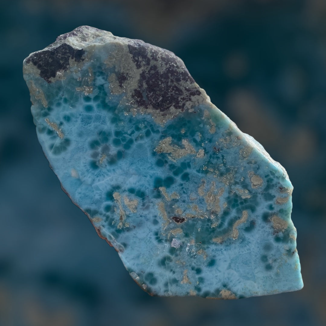 Natural Larimar Specimen 707 Grams