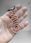 Handmade Copper Unalome Pendants