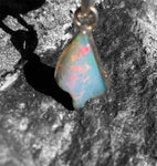 Gorgeous Estate Multi Play of Colour Opal Pendant