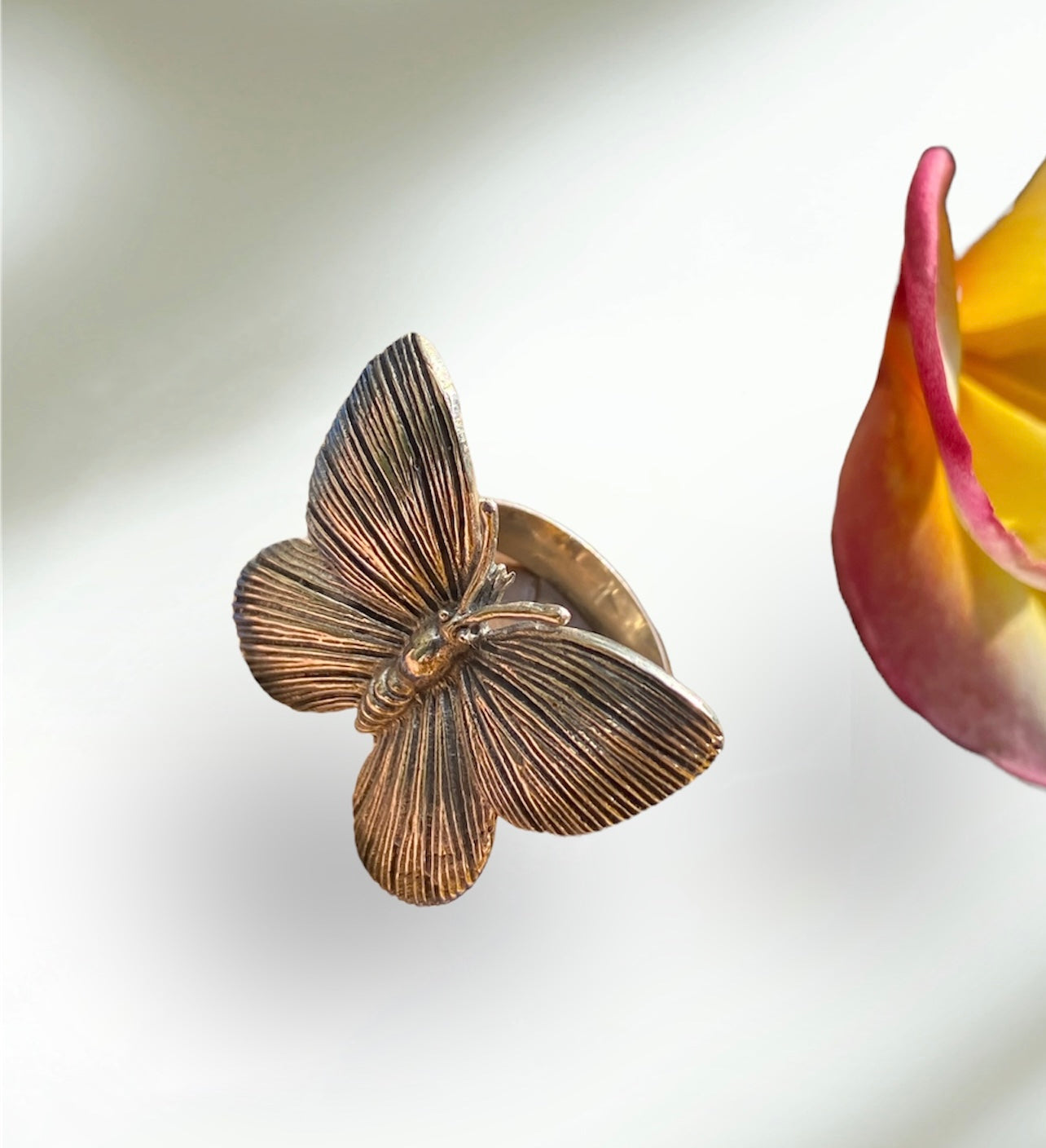 Sterling Silver Butterfly Ring