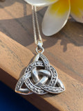 Triquetra Celtic Trinity Knot Sterling Silver Pendant