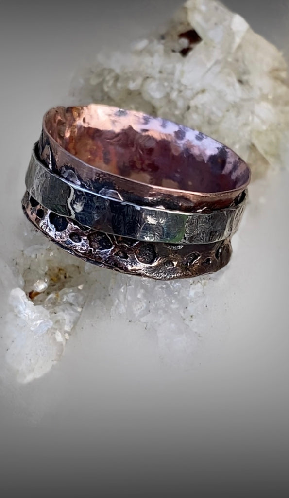 Buy Handmade Copper Flame Ring » Handmade Jewellery Ireland