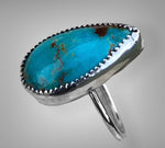 Handmade Kingman Turquoise Ring