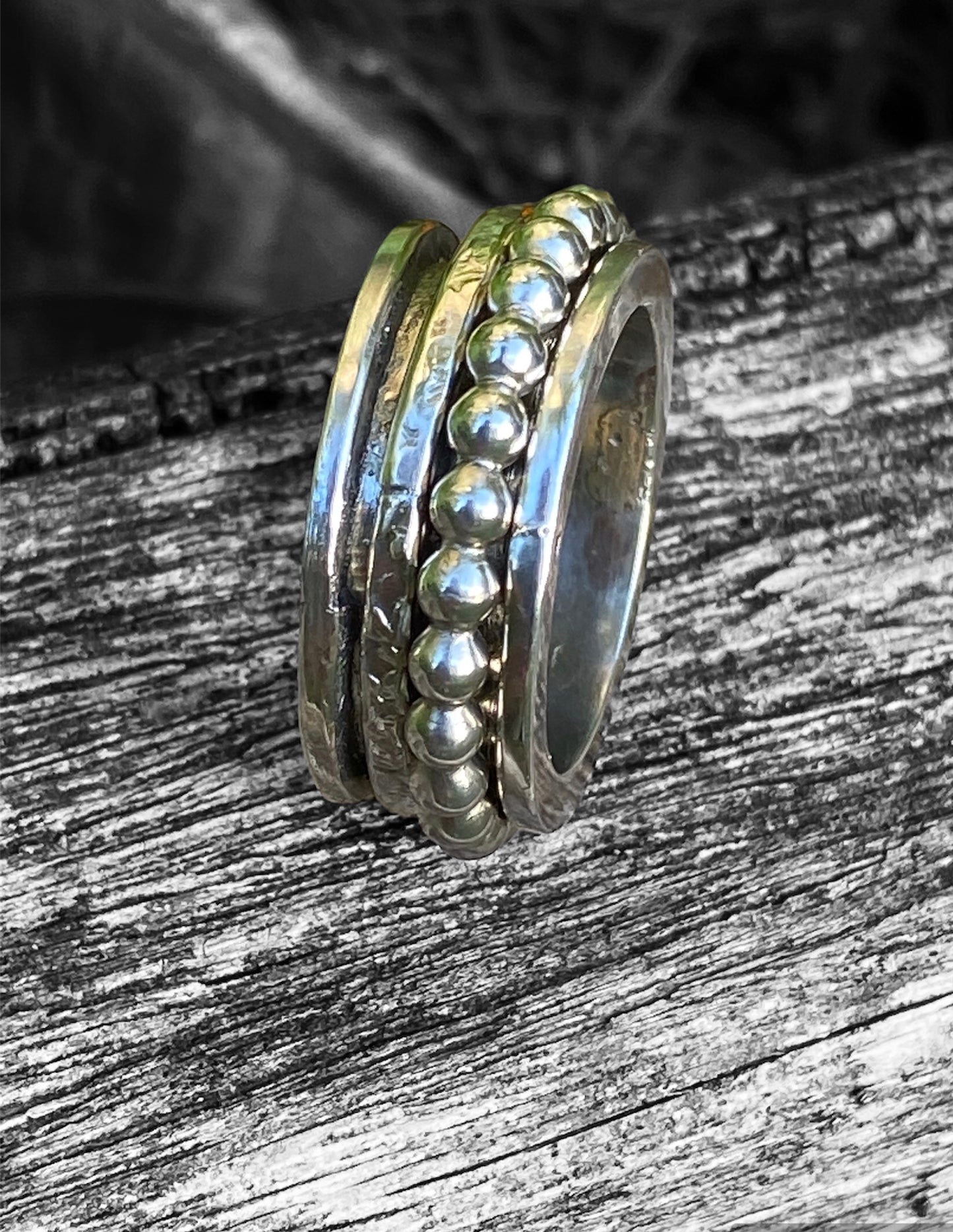 Handmade Sterling Silver Spinner Ring sold