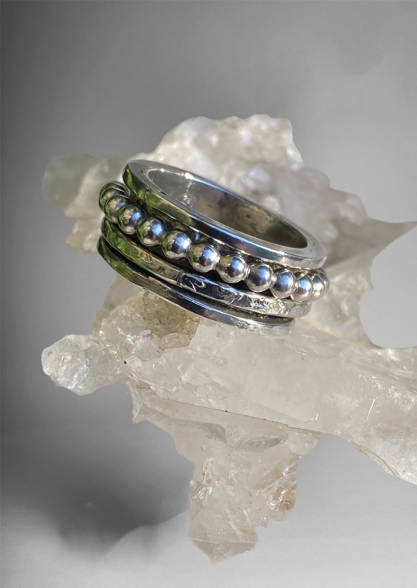 Handmade Sterling Silver Spinner Ring sold