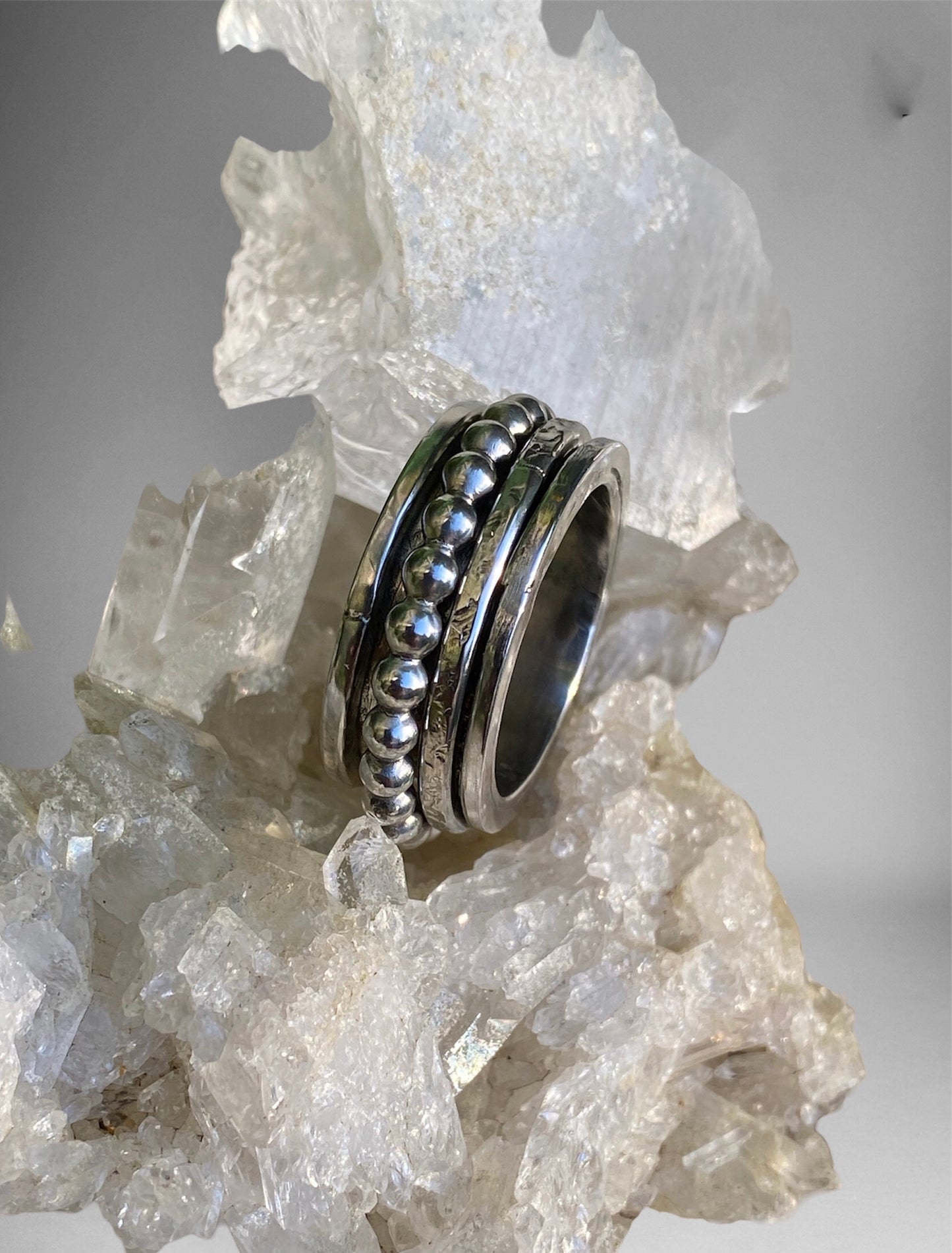 Handmade Sterling Silver Spinner Ring sold