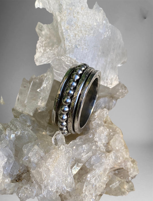 Handmade Sterling Silver Spinner Ring sold