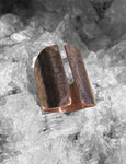 Hand Forged Textured Split Ring