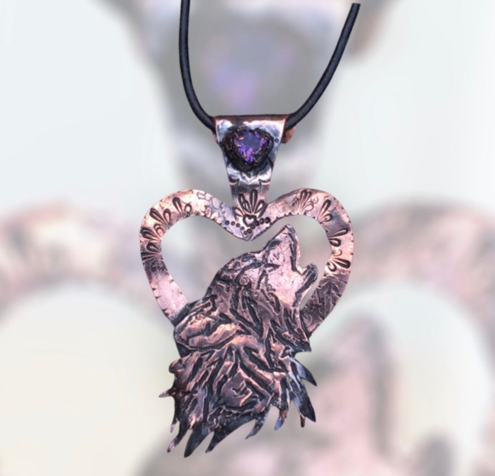 Spirit Animal Wolf Pendant