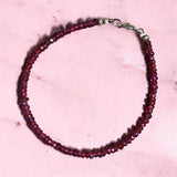 Handmade Faceted Gemstone Bracelets