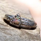 Handmade QLD Boulder Opal Ring