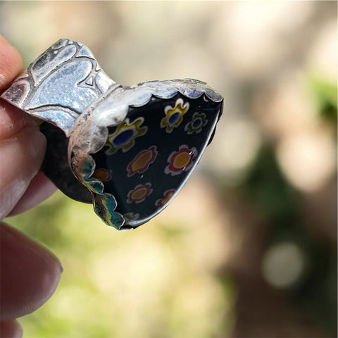 Handmade Millefiori Ring