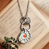 Sand Cast Sterling Silver Ammonite Jewellery