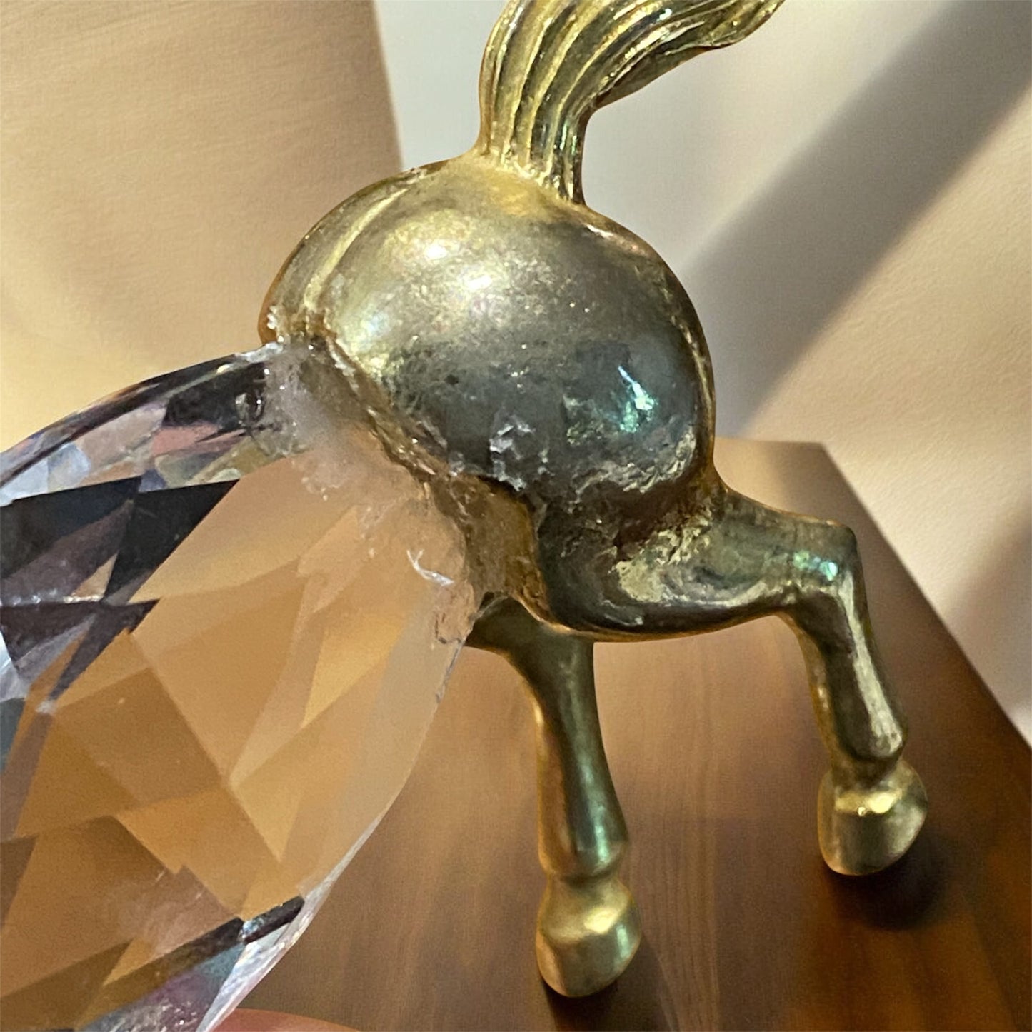 SWAROVSKI MANON CRYSTAL FIGURINE Prancing Horse 1984