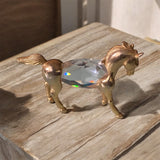 SWAROVSKI MANON CRYSTAL FIGURINE Prancing Horse 1984