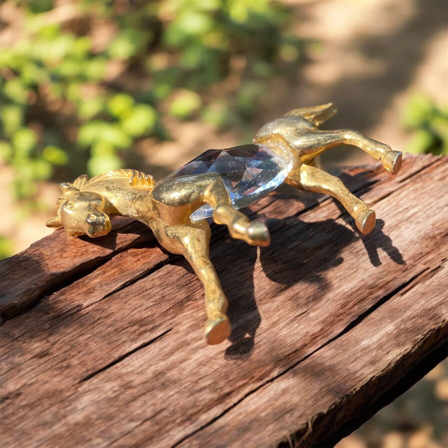 SWAROVSKI MANON CRYSTAL FIGURINE Prancing Horse 1984