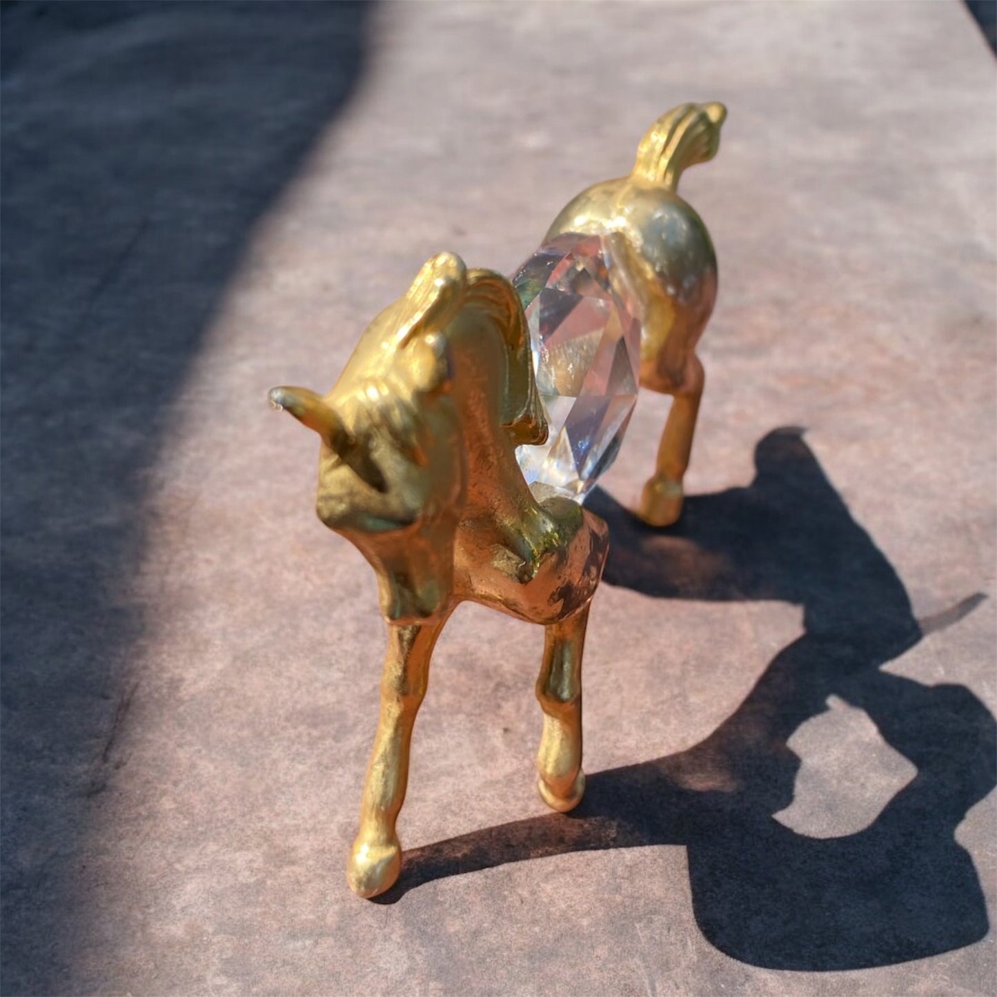 SWAROVSKI MANON CRYSTAL FIGURINE Prancing Horse 1984