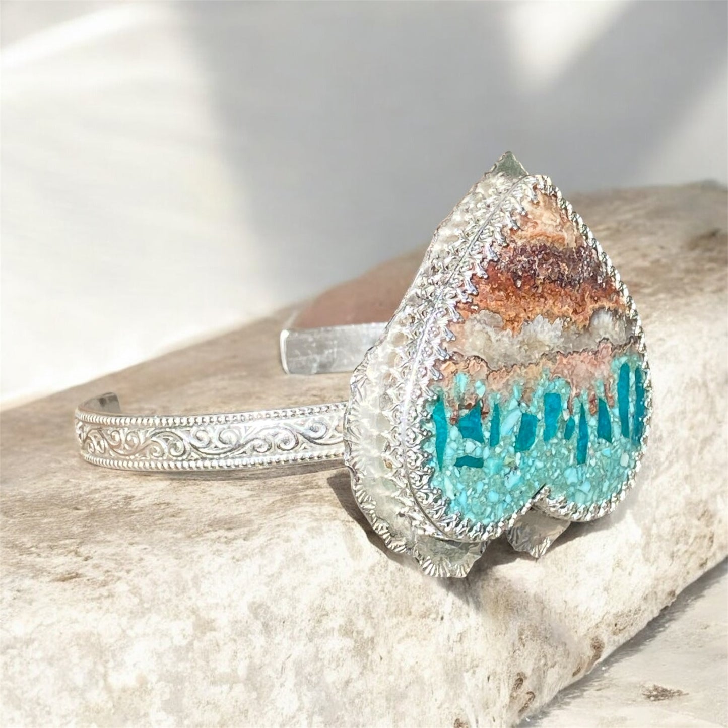 Hand Fabricated Sterling Silver Cuff Bracelet