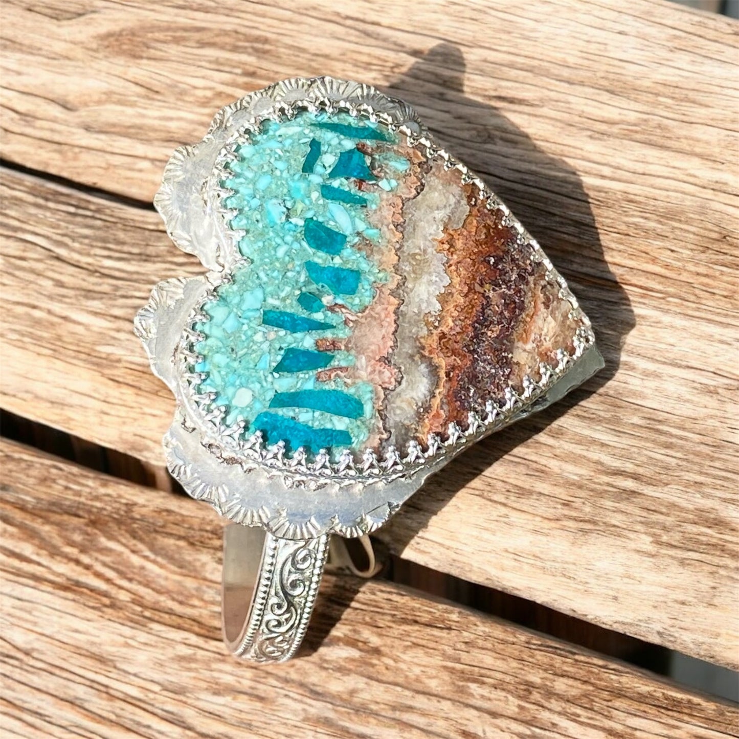 Hand Fabricated Sterling Silver Cuff Bracelet