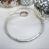 Hand Fabricated Solid Silver Bangle