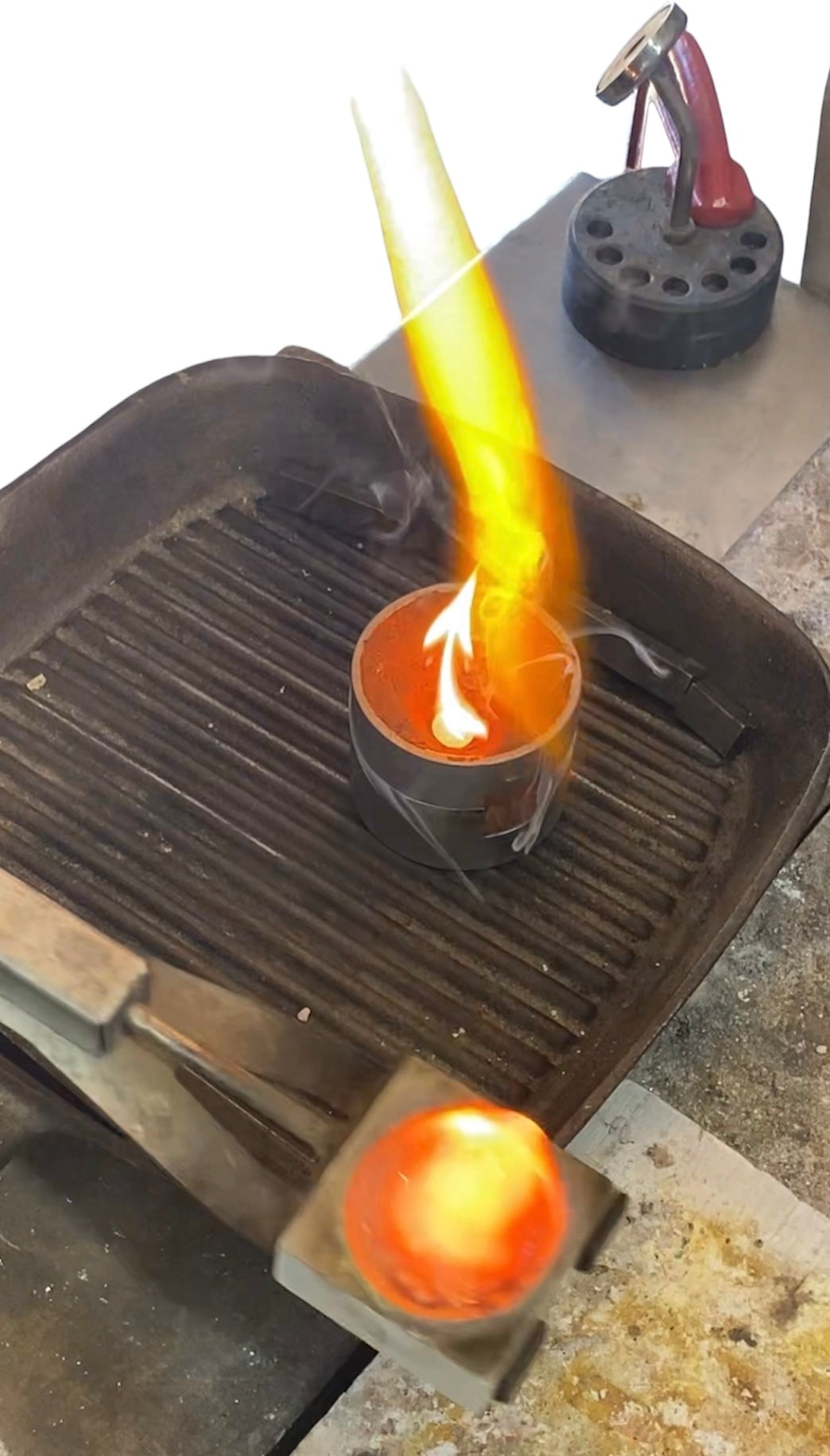 Five Sapphire Cast Silver Signet Ring Size 9