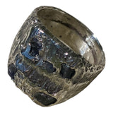 Five Sapphire Cast Silver Signet Ring – Size 9