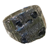 Five Sapphire Cast Silver Signet Ring – Size 9