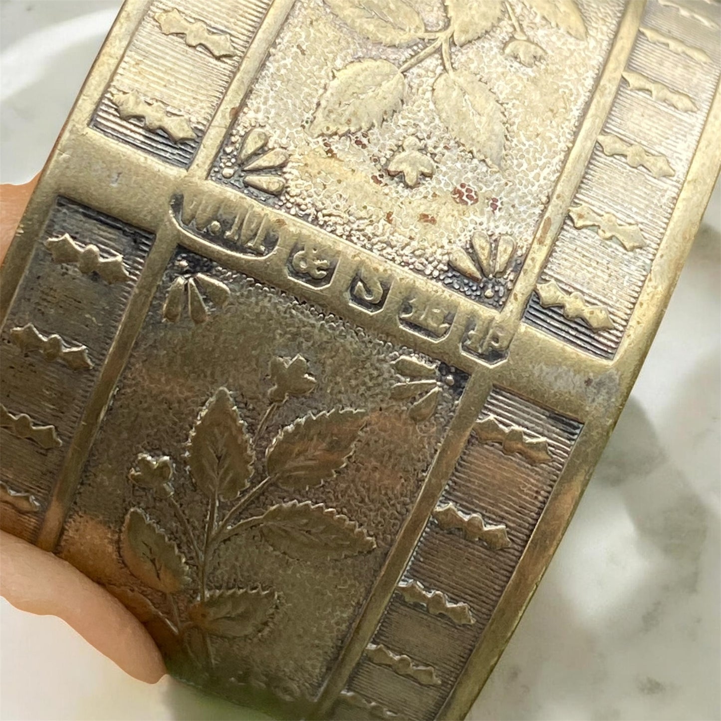Antique Edwardian Sterling Silver Napkin Ring Cuff No. 4
