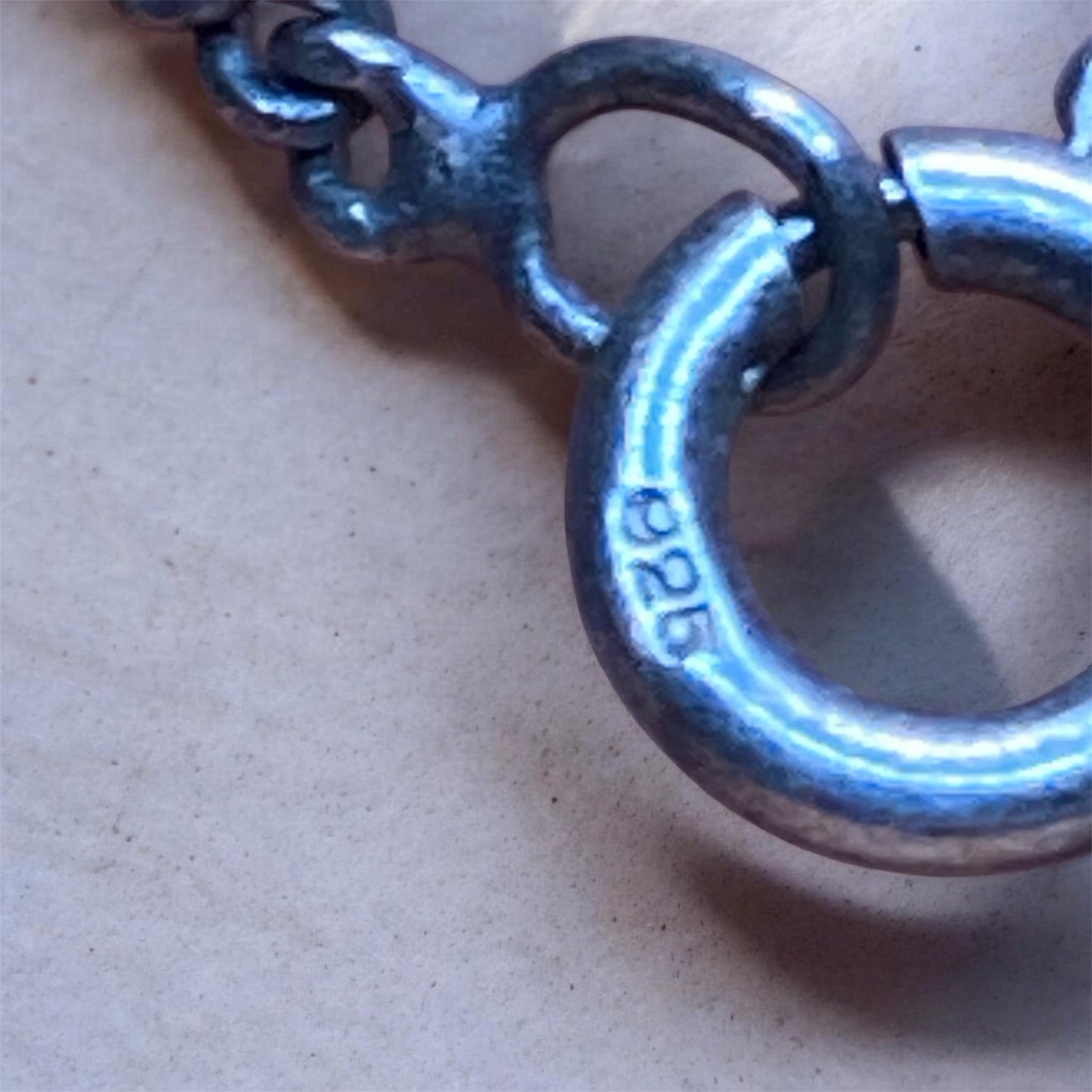 Vintage Sterling Silver Puffy Heart Pendant Necklace