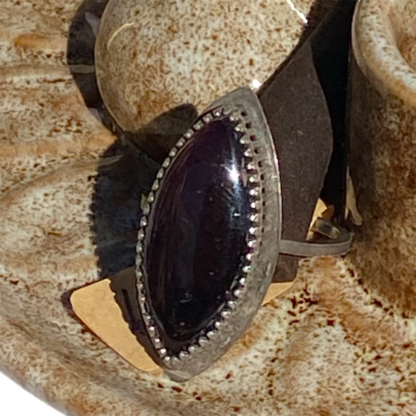 Handmade Garnet Sterling Silver Ring