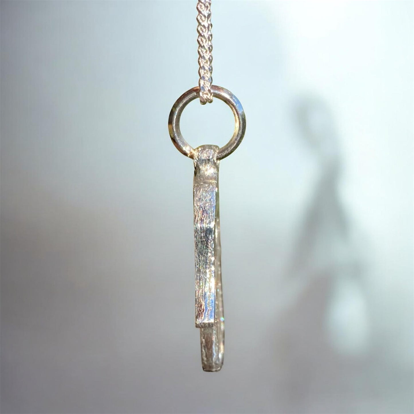 Handcrafted Sterling Silver Hamsa Hand Pendant