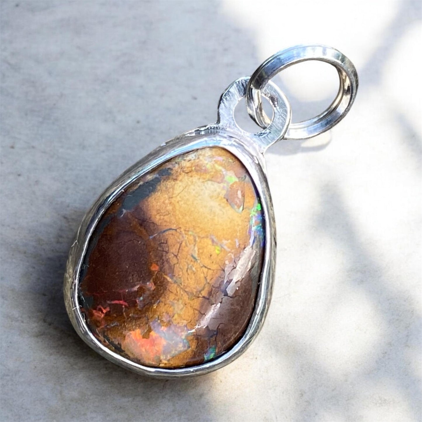 Custom Boulder Opal Pendant sold