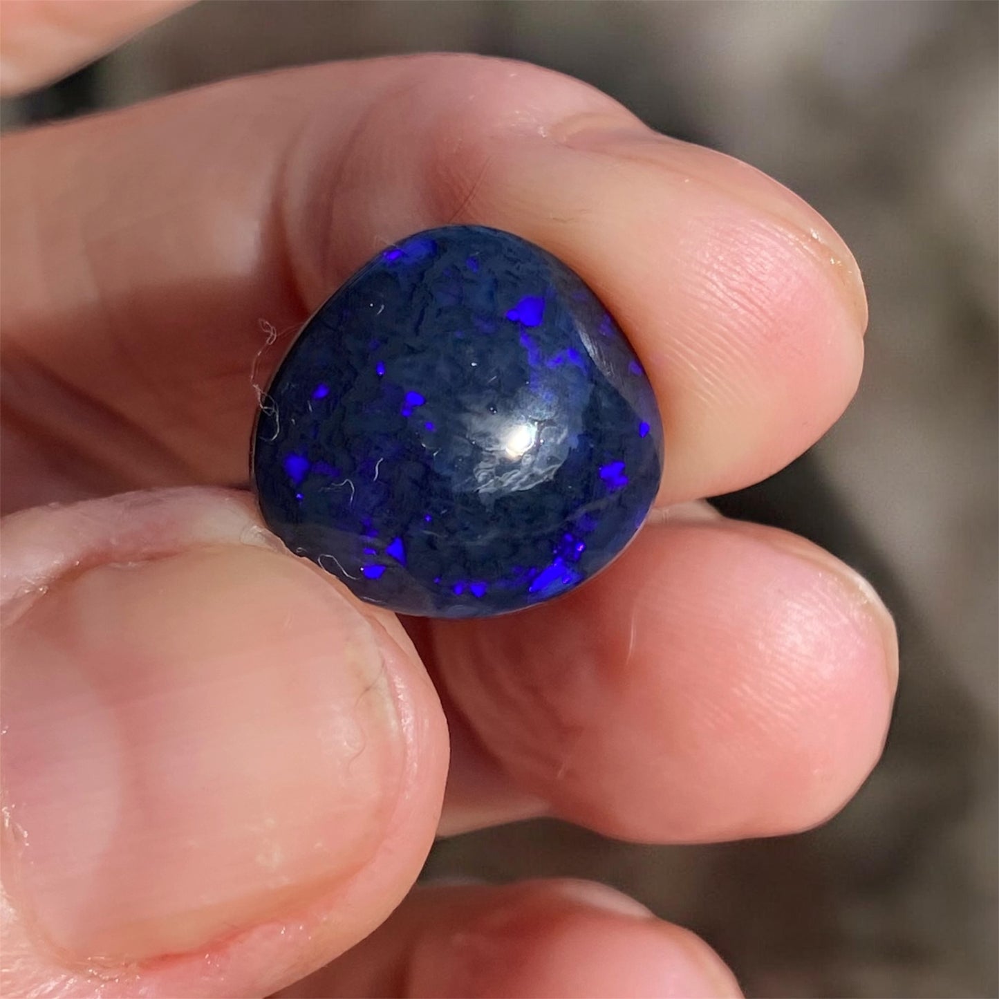 Lightning Ridge Black Opal 6.45ct Natural Solid Australian Opal