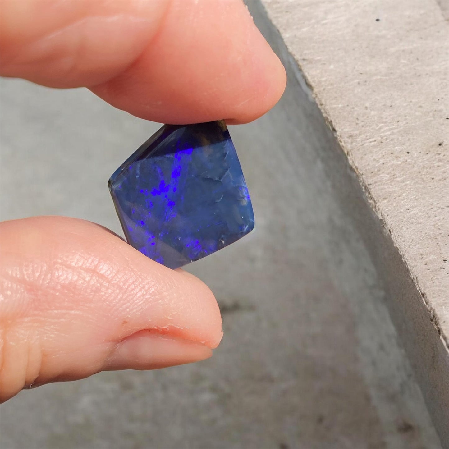 Lightning Ridge Black Opal 8.45ct Australian Solid Black Opal