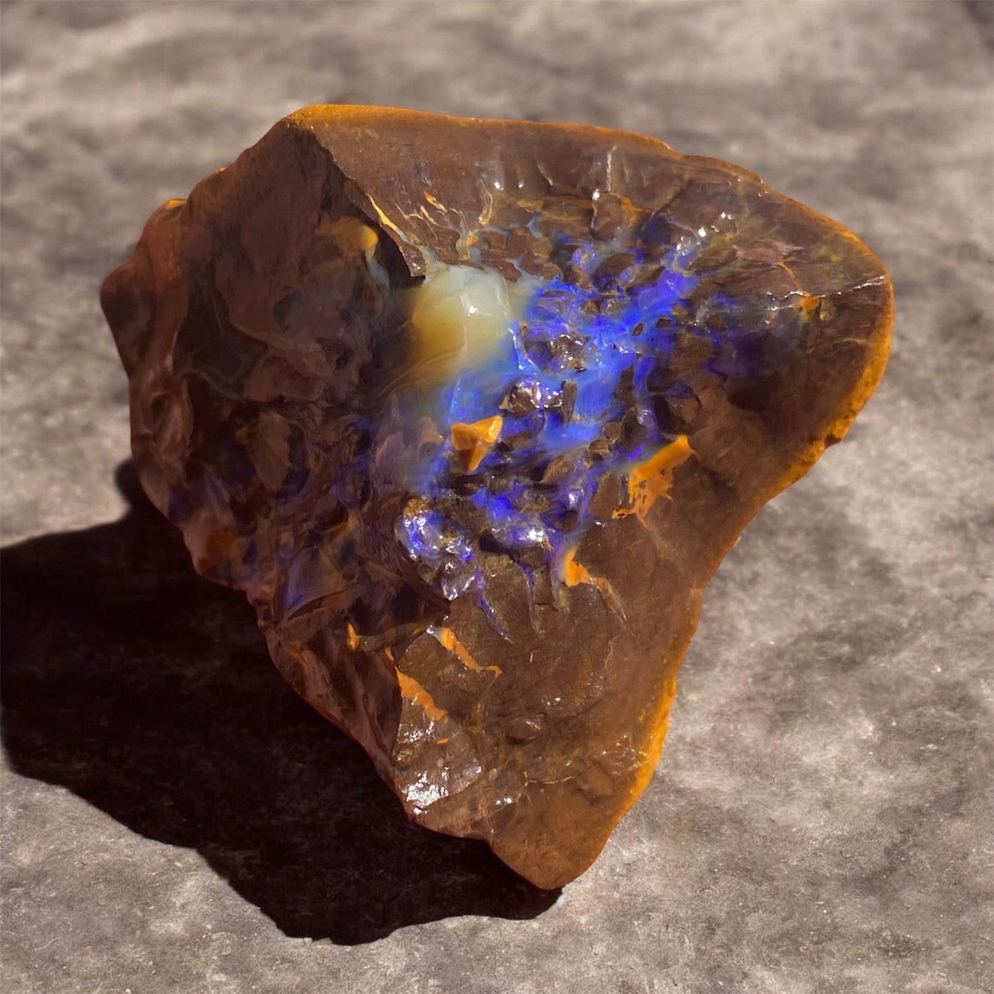 Natural Queensland Boulder Matrix Opal Specimen 360ct