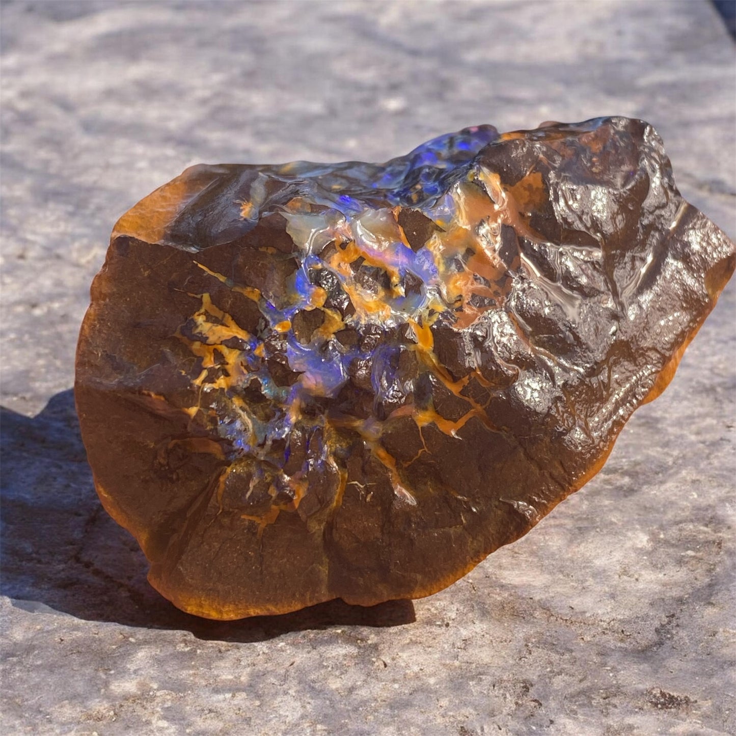 Natural Queensland Boulder Matrix Opal Specimen 360ct