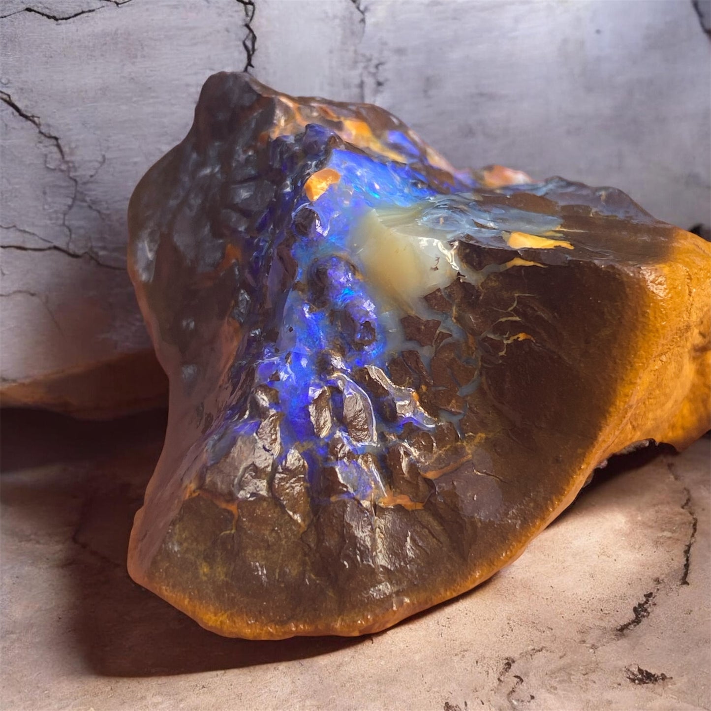 Natural Queensland Boulder Matrix Opal Specimen 360ct