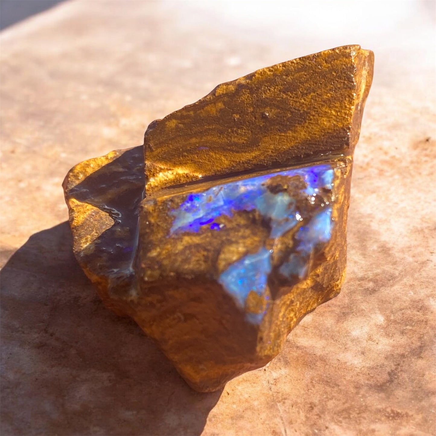 Natural Queensland Boulder Opal Specimen 123ct