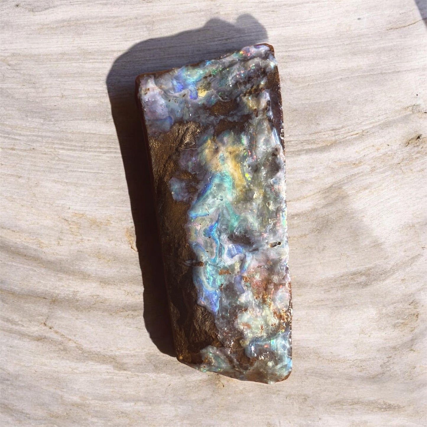 Natural Queensland Boulder Opal Split Specimen 188ct