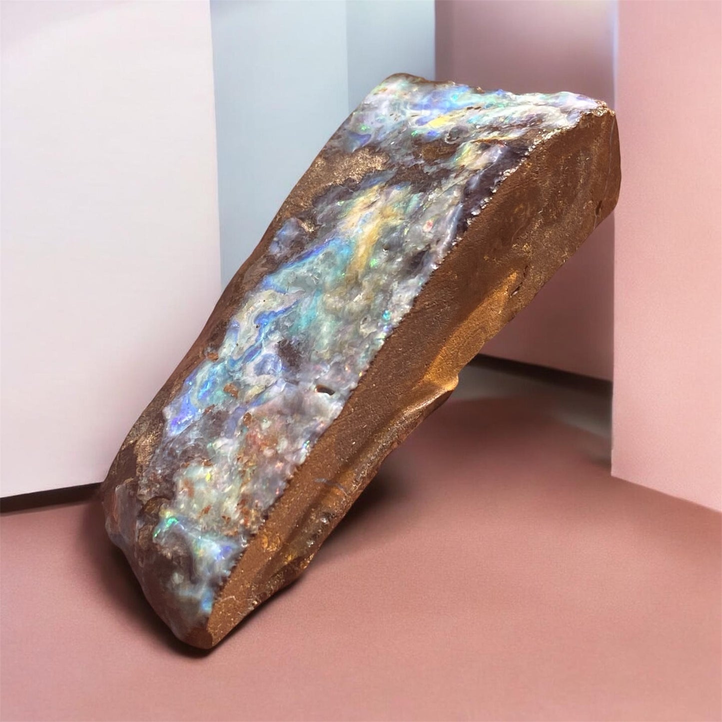 Natural Queensland Boulder Opal Split Specimen 188ct