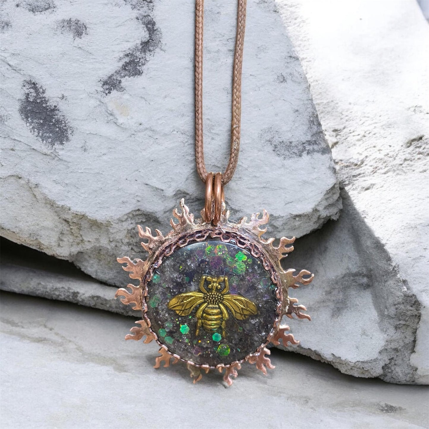 Custom Copper Pendant Restoration and Bail Redesign