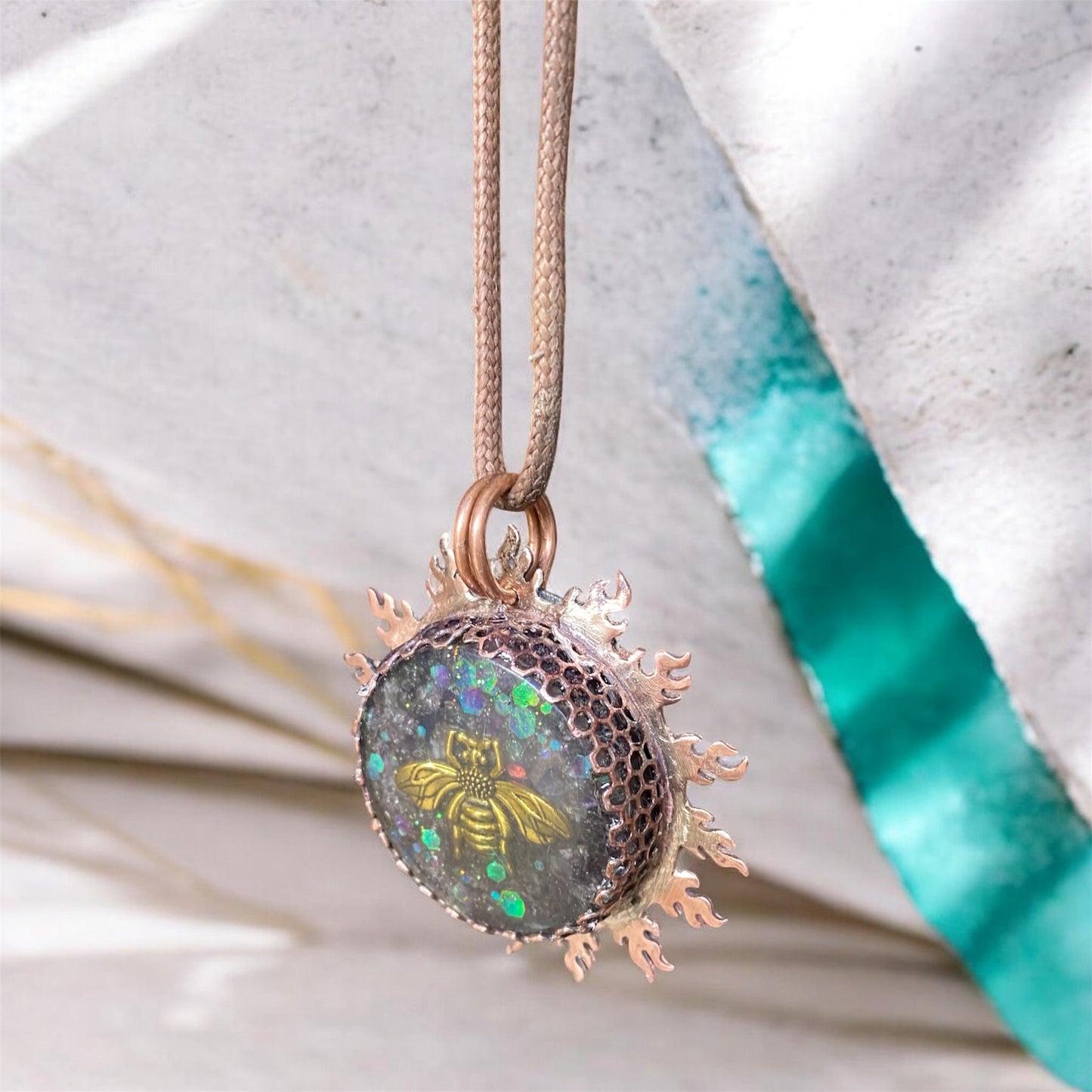 Custom Copper Pendant Restoration and Bail Redesign