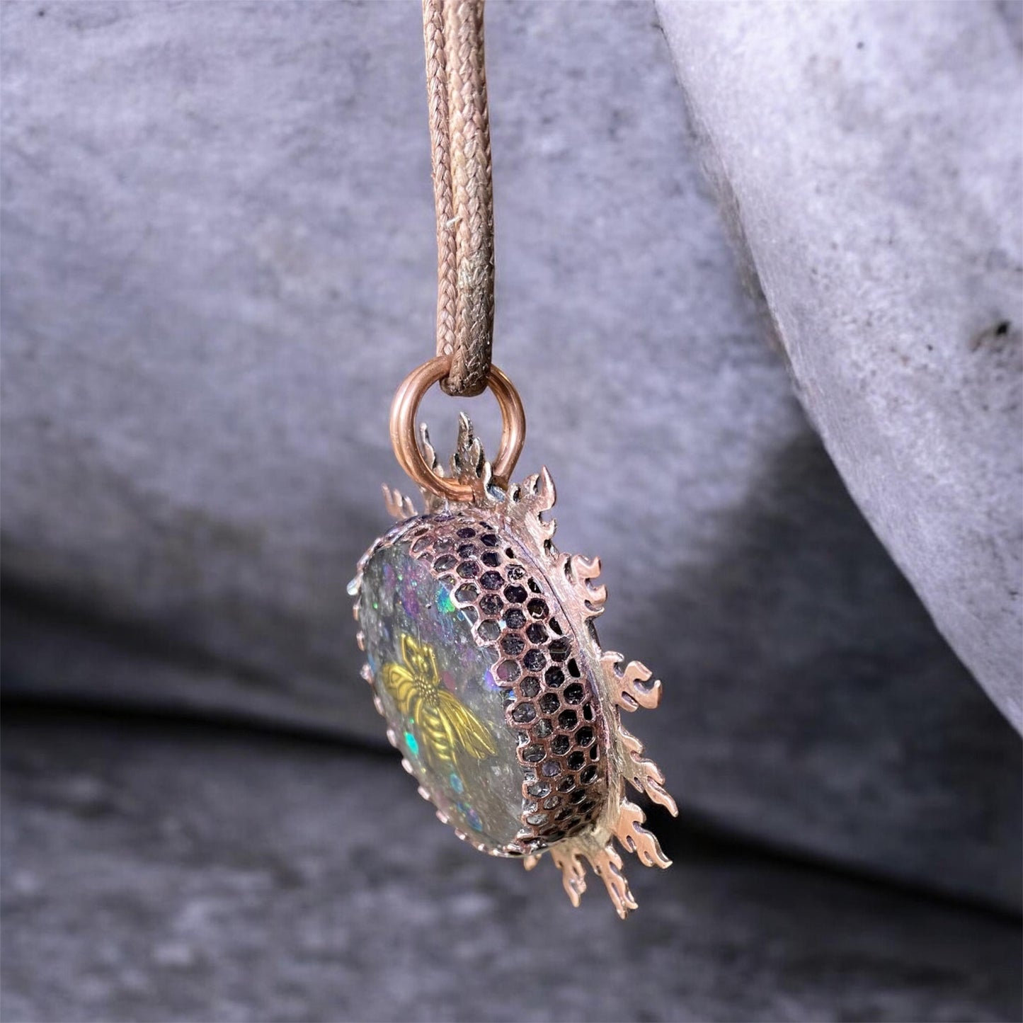 Custom Copper Pendant Restoration and Bail Redesign