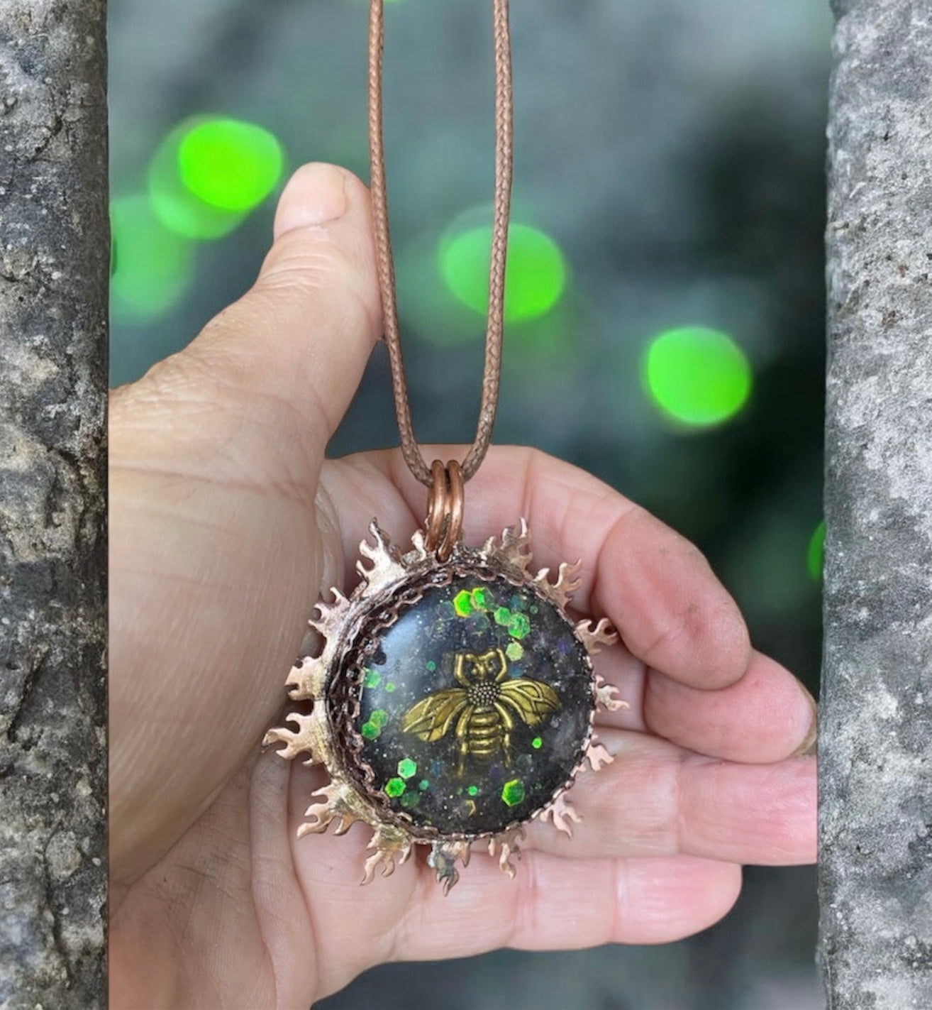 Custom Copper Pendant Restoration and Bail Redesign