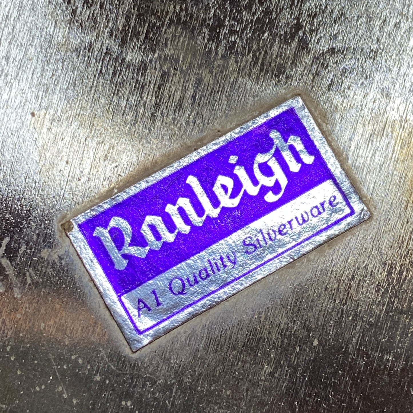 Vintage Ranleigh A1 Silver Plated Ornate Serving Tray 46cm