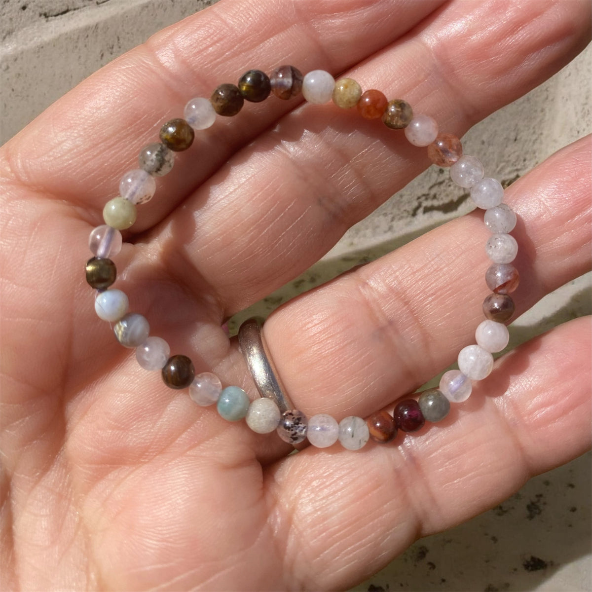 Mixed Crystal Stretch Bracelet