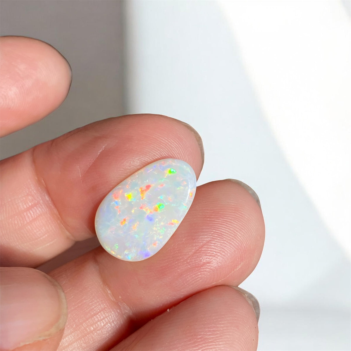 4.30 ct Natural White Opal Loose or Handmade Pendant