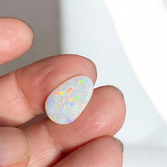 4.30 ct Natural White Opal Loose or Handmade Pendant